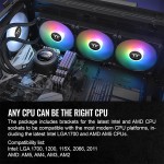 خرید کولر پردازنده Thermaltake TH360 V2 Ultra ARGB - سیاه